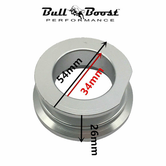 Bull Boost Performance Billet CNC Aluminum Blow Off Valve Adapter Flange for Ssqv To TiAL 50mm...