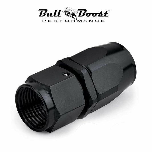 Bull Boost Performance 10 AN Straight Billet Swivel Seal Braided Steel Hose End Fitting...
