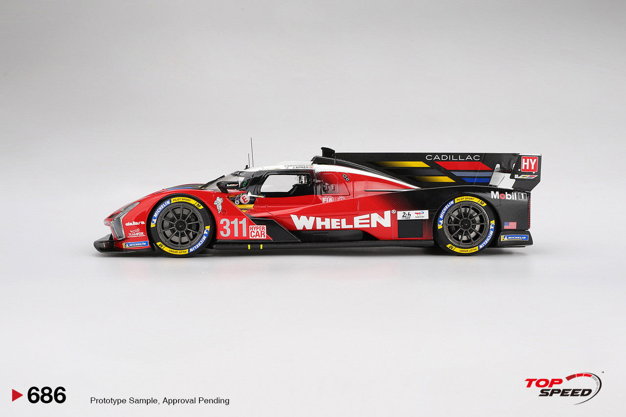 Topspeed Cadillac V-Series.R #311 Whelen Cadillac Racing 2025 IMSA Le Mans 24 Hrs 1:18