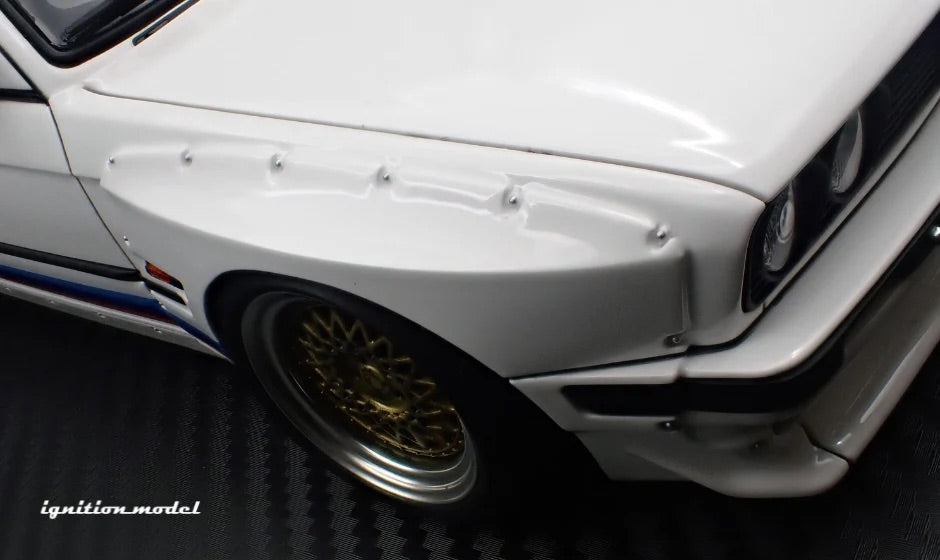 Ignition-Model BMW M3 Pandem 30 (E30) M-Design White 1:18