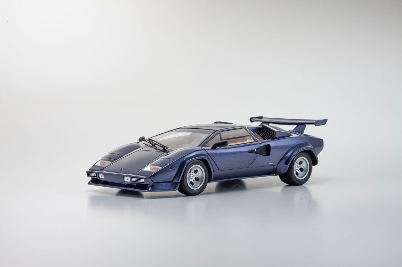 Kyosho Lamborghini Countach LP5000 Quattrovalvole Blue Metallic 1:18