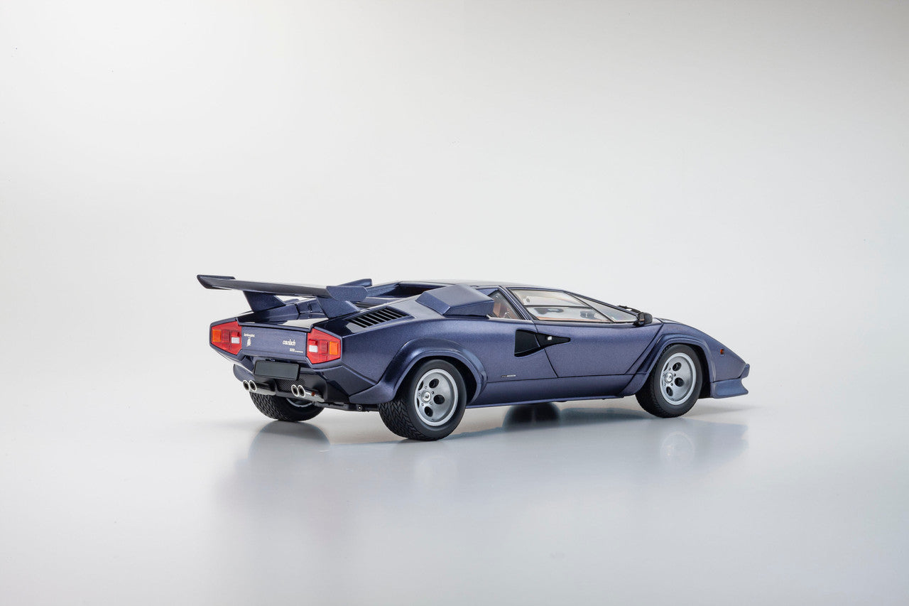 Kyosho Lamborghini Countach LP5000 Quattrovalvole Blue Metallic 1:18