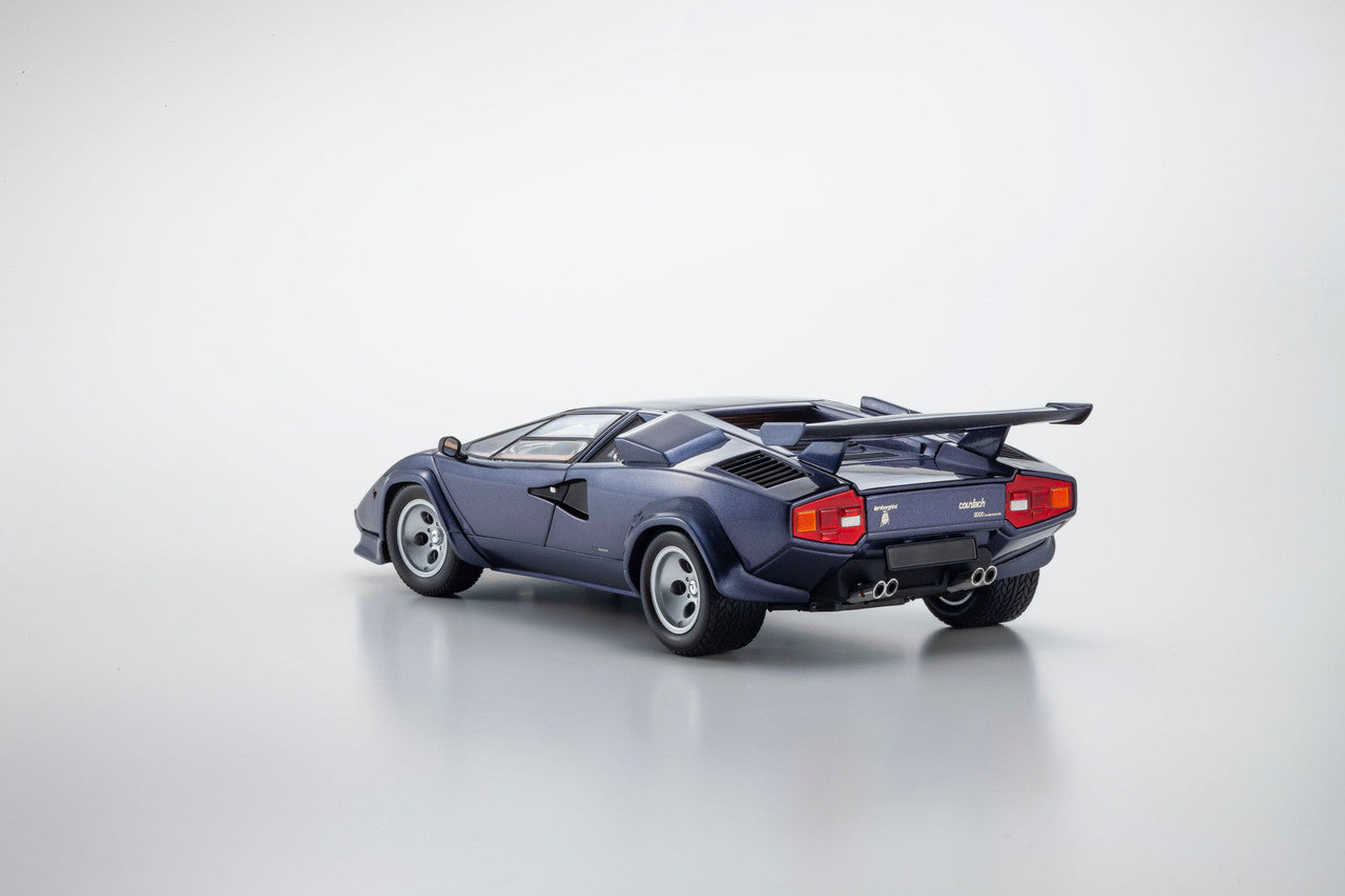 Kyosho Lamborghini Countach LP5000 Quattrovalvole Blue Metallic 1:18