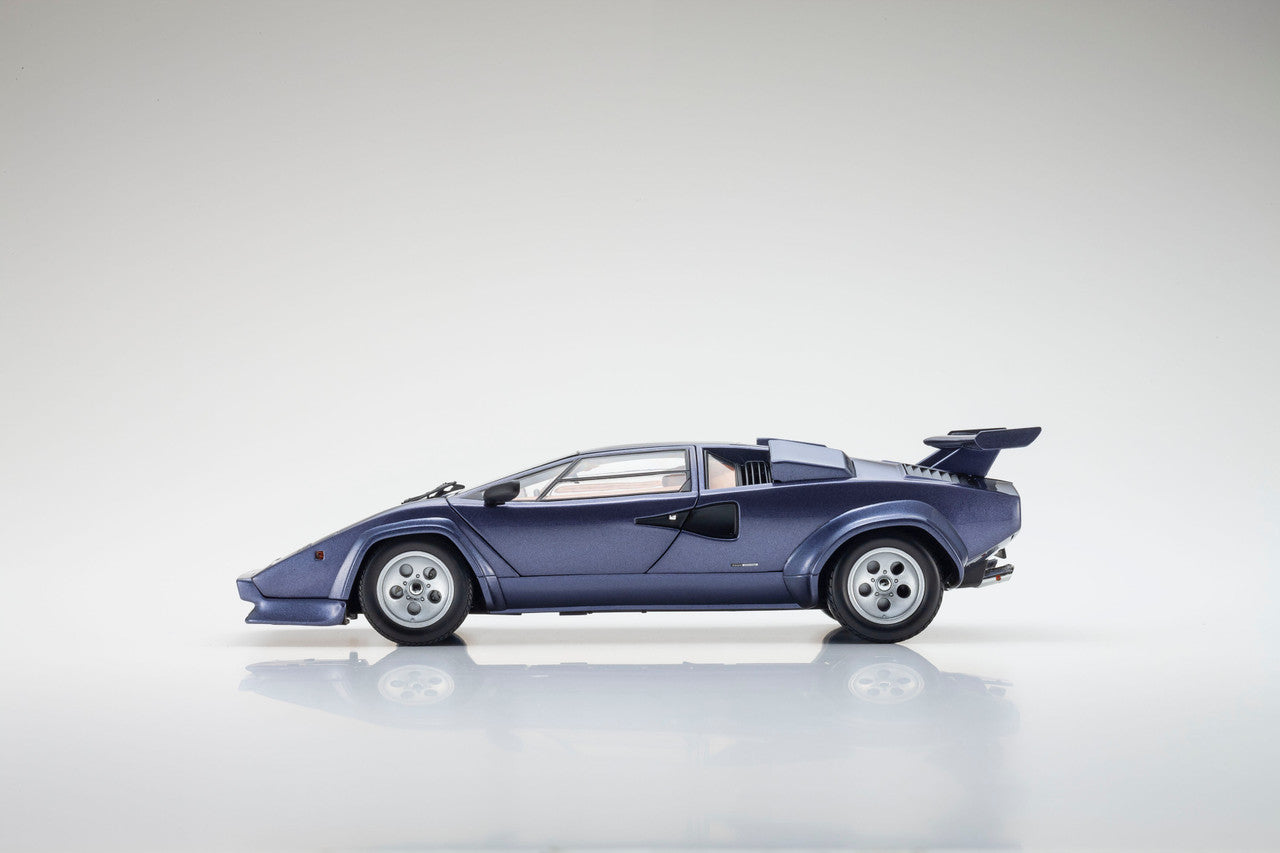 Kyosho Lamborghini Countach LP5000 Quattrovalvole Blue Metallic 1:18