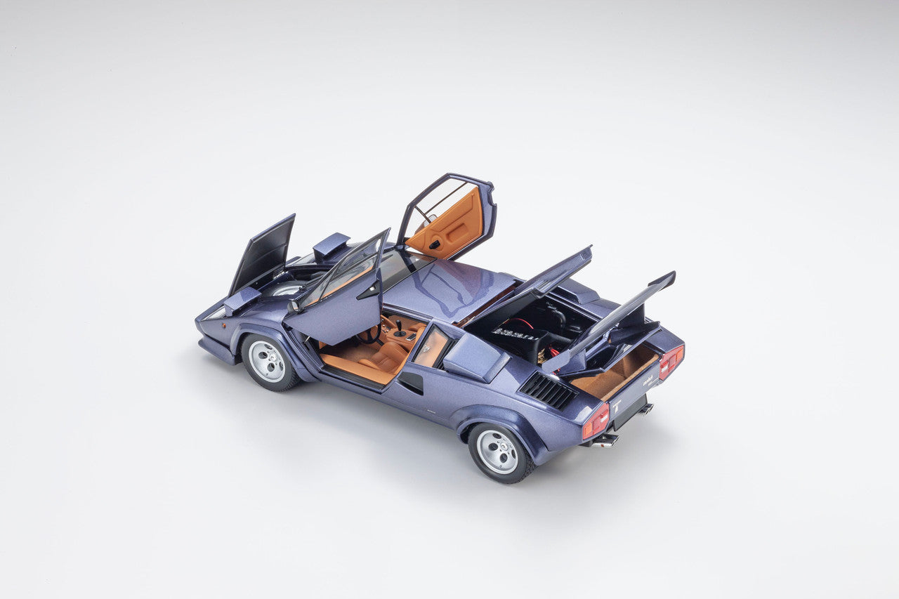 Kyosho Lamborghini Countach LP5000 Quattrovalvole Blue Metallic 1:18