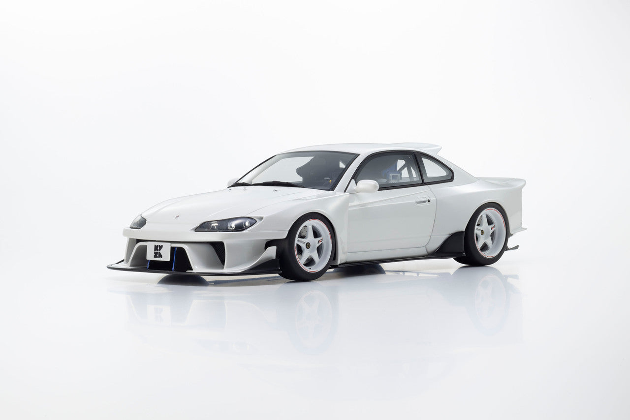 Kyosho Nissan Silvia (S15) Khyzyl Saleem White 1:18