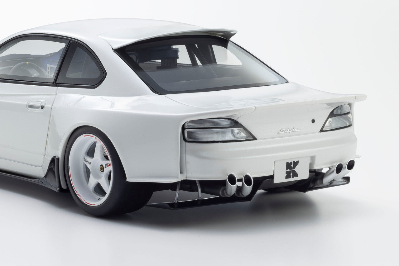 Kyosho Nissan Silvia (S15) Khyzyl Saleem White 1:18