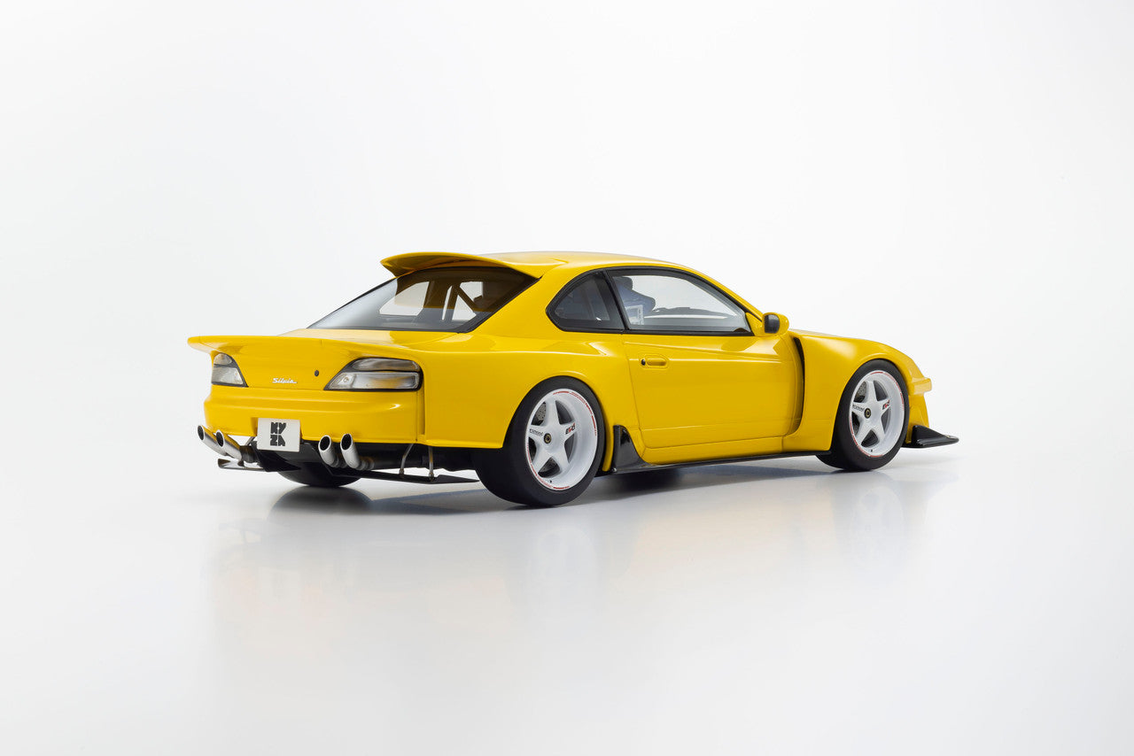 Kyosho Nissan Silvia (S15) Khyzyl Saleem Yellow 1:18