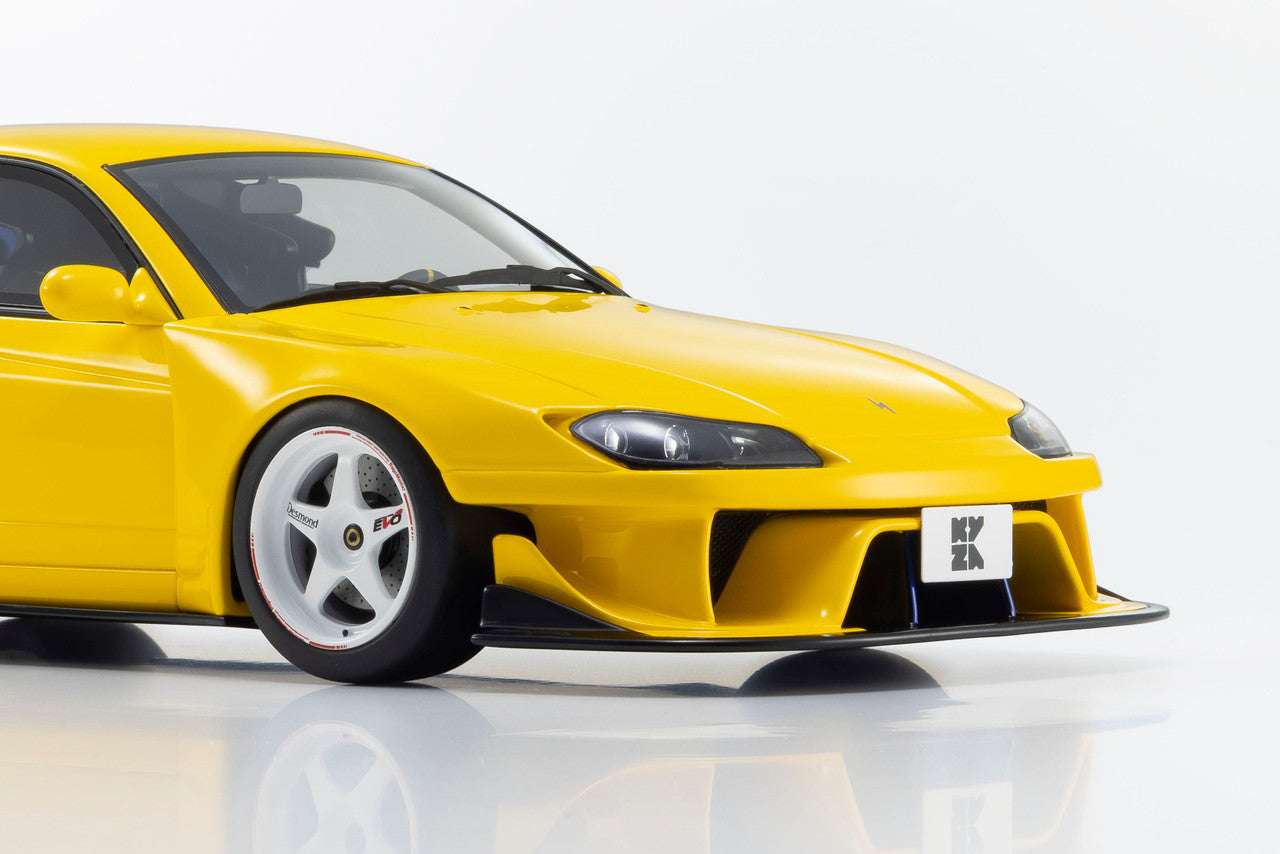 Kyosho Nissan Silvia (S15) Khyzyl Saleem Yellow 1:18