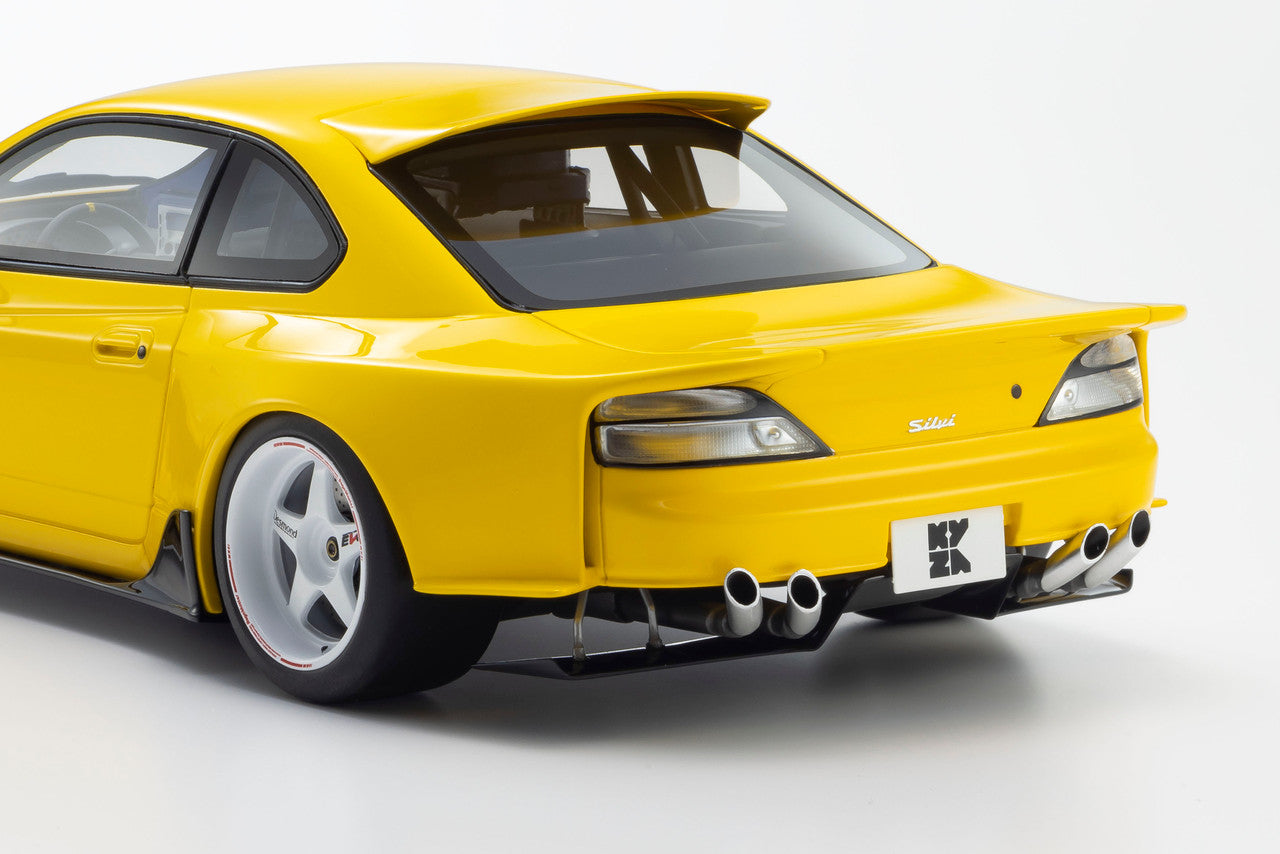 Kyosho Nissan Silvia (S15) Khyzyl Saleem Yellow 1:18