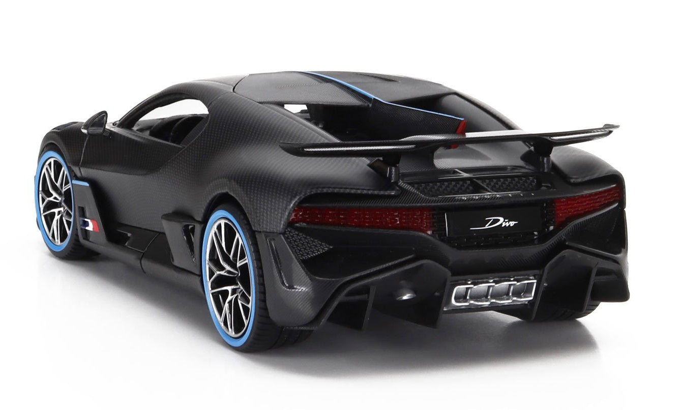 Bburago 2018 Bugatti Divo 50th Anniversary Full Carbon 1:18
