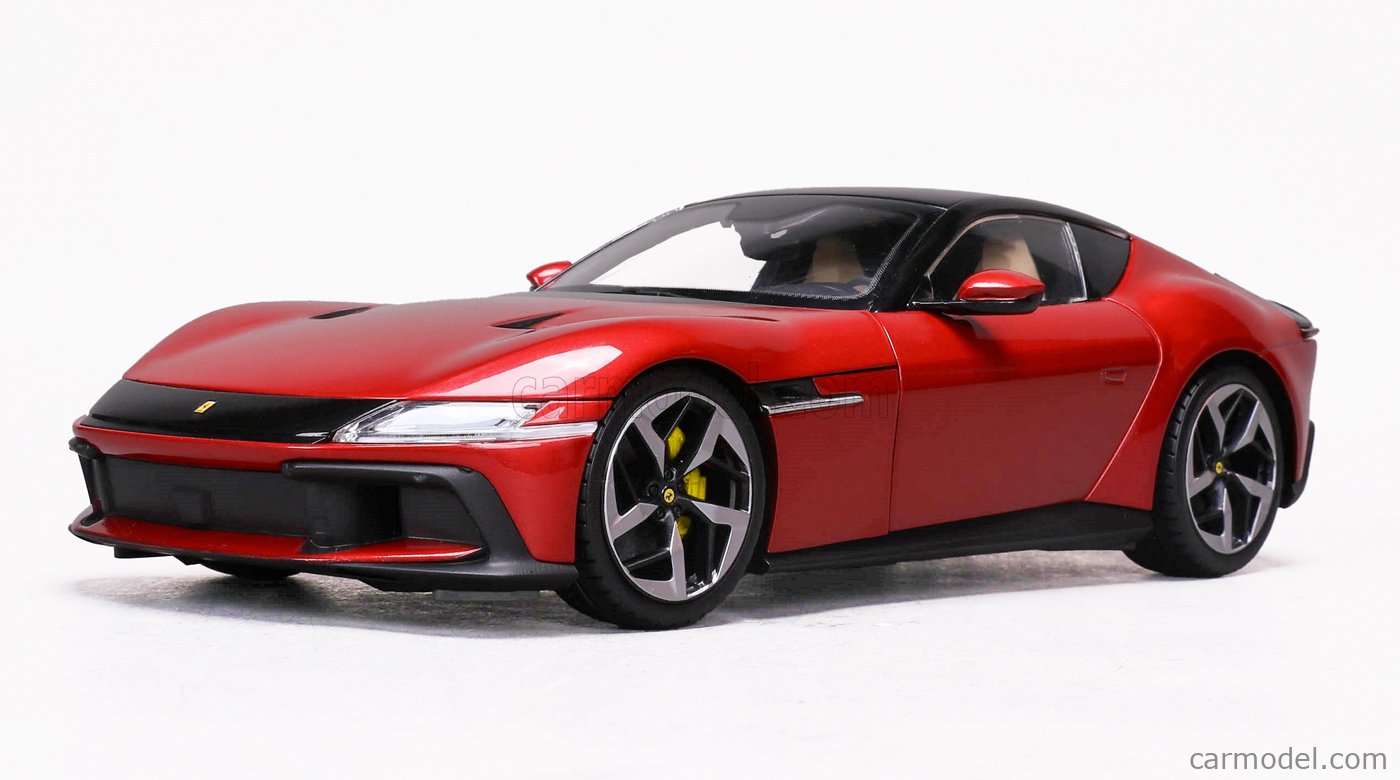 Polistil 2024 Ferrari 12Cilindri Rosso Imola (Red Metallic) High Fidelity 1:18
