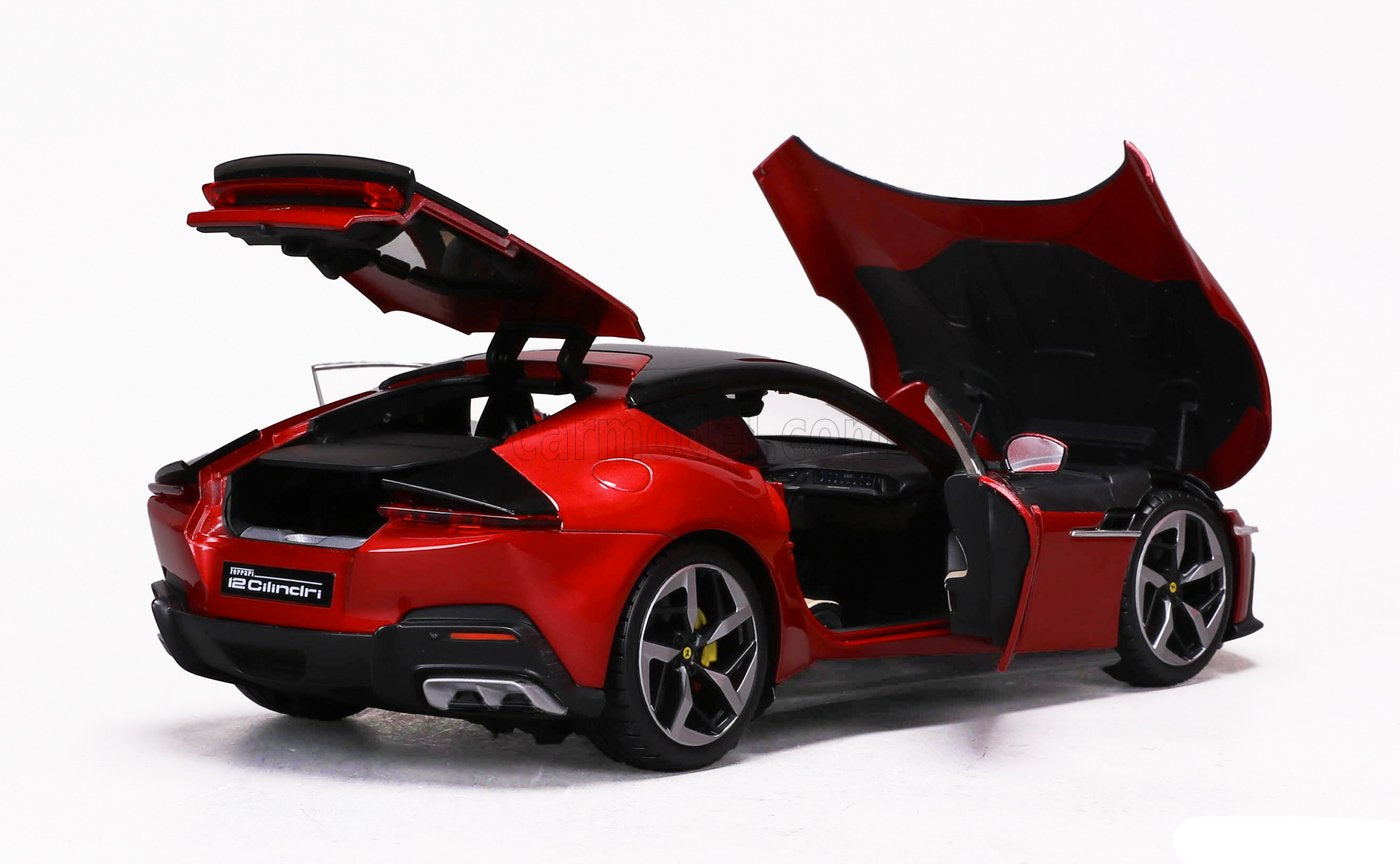 Polistil 2024 Ferrari 12Cilindri Rosso Imola (Red) High Fidelity WITH DISPLAY 1:18