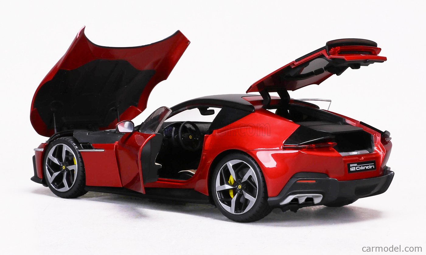 Polistil 2024 Ferrari 12Cilindri Rosso Imola (Red Metallic) High Fidelity 1:18