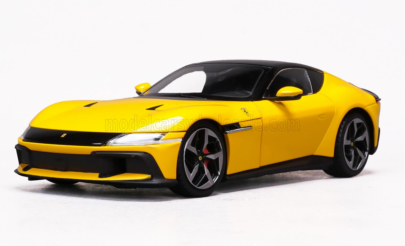 Polistil 2024 Ferrari 12Cilindri Giallo Modena (Yellow) High Fidelity 1:18