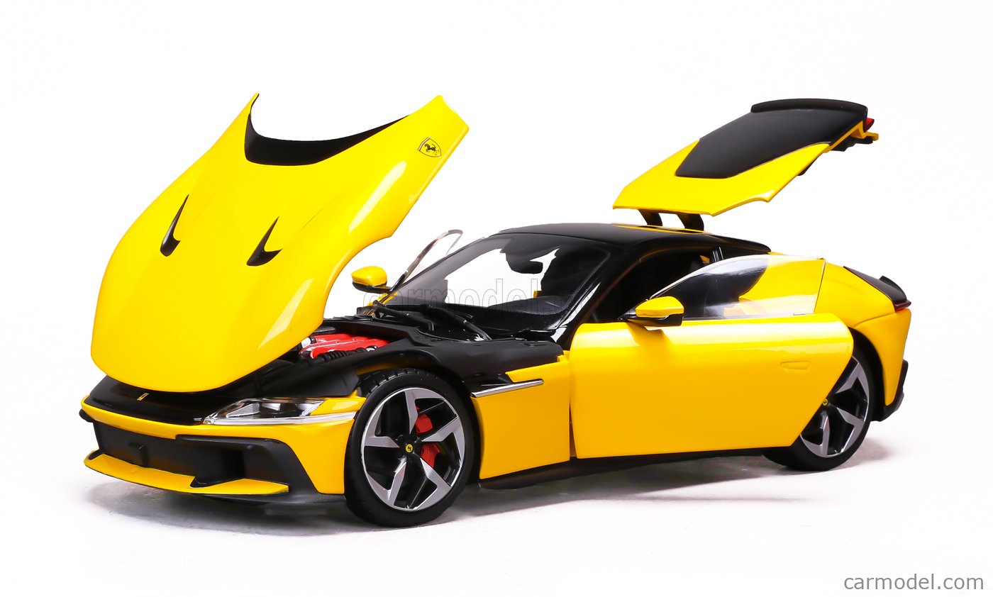 Polistil 2024 Ferrari 12Cilindri Giallo Modena (Yellow) High Fidelity 1:18