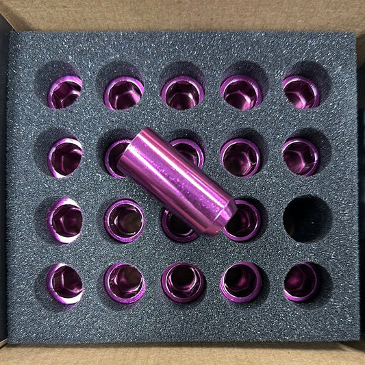 Speedzone Performance LLC NNR 48mm inner hex lug nuts 12x1.5 pink           NNR-LN-IH481215PK