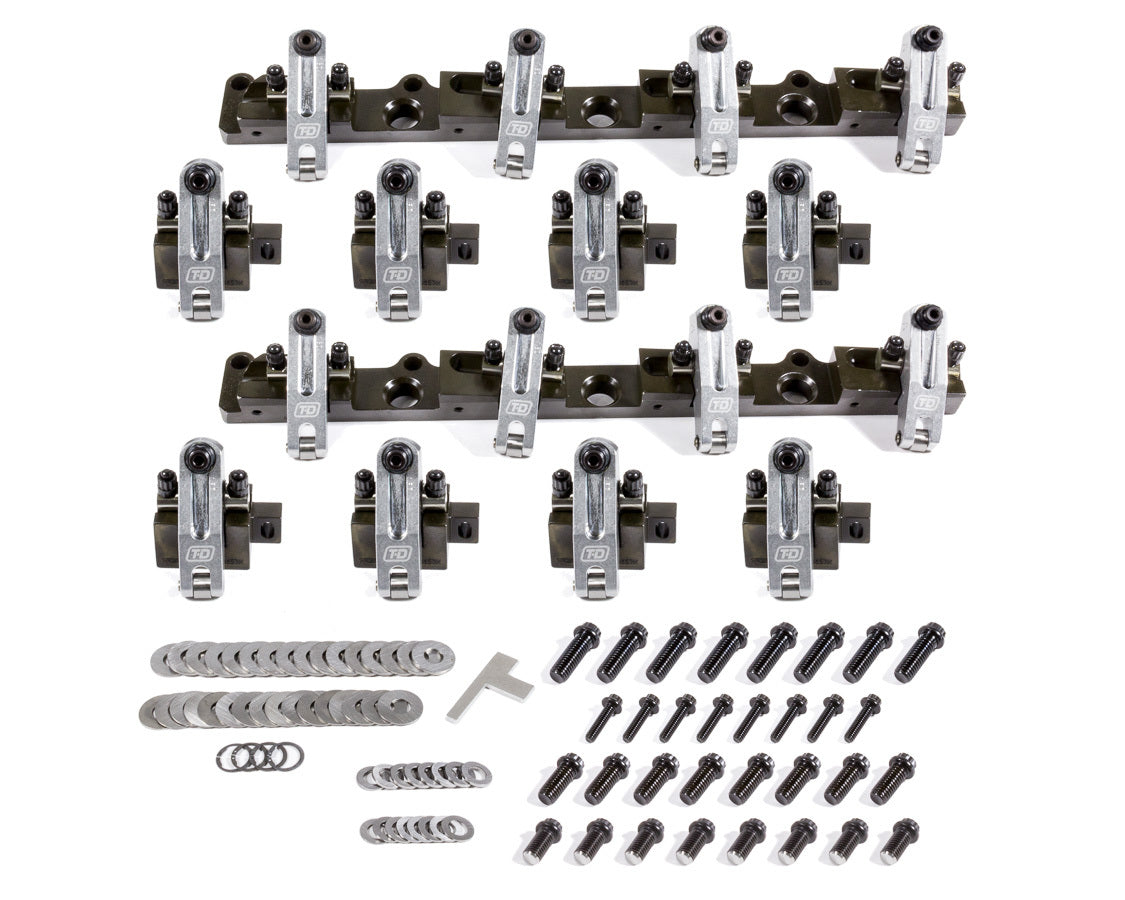 BBC Shaft Rocker Arm Kit w/Brodix SR20 Heads - 3142180180