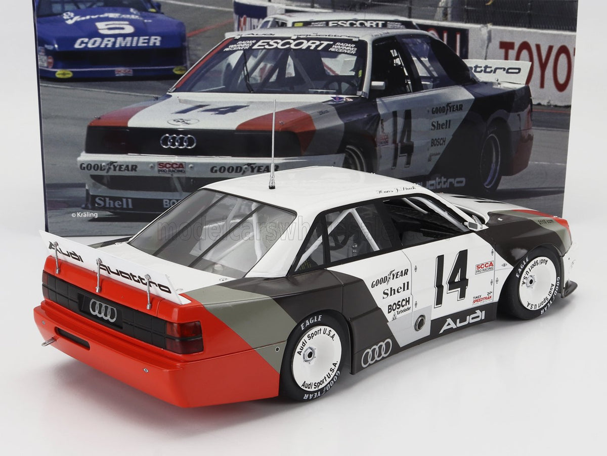 STM Diecast Werk83 Audi 200 Quattro Team Audisport No 14 Cleveland Trans-Am 1988 1:18 - View 2