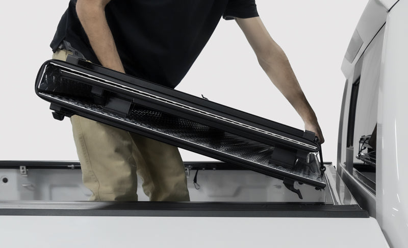 Access LOMAX Tri-Fold Cover 02-18 Dodge RAM 1500 - 6ft 4in Bed (Carbon Fiber) B5040029