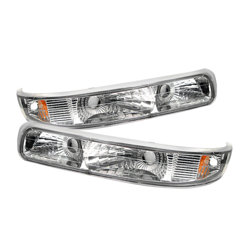 FR SPORT SPYDER Xtune Chevy Silverado 99-02 / Chevy Suburban/TahOE 00-06 Amber Bumper Lights Euro...