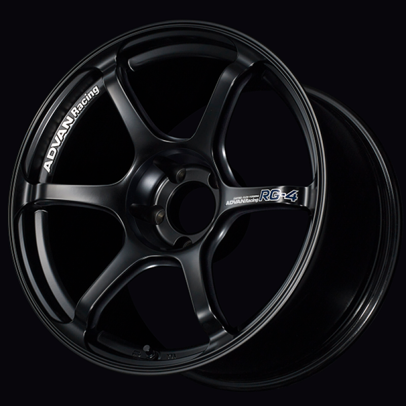 Advan RG-4 17x9.0 / +63 Offset / 5x114.3 / 73mm Bore / Semi Gloss Black YA47I63ESB