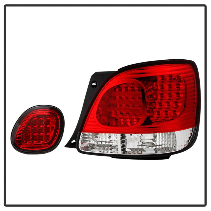 FR SPORT Spyder Lexus GS 300/400 98-05 LED Tail Lights Red Clear ALT-YD-LGS98-LED-RC 5005731 -...