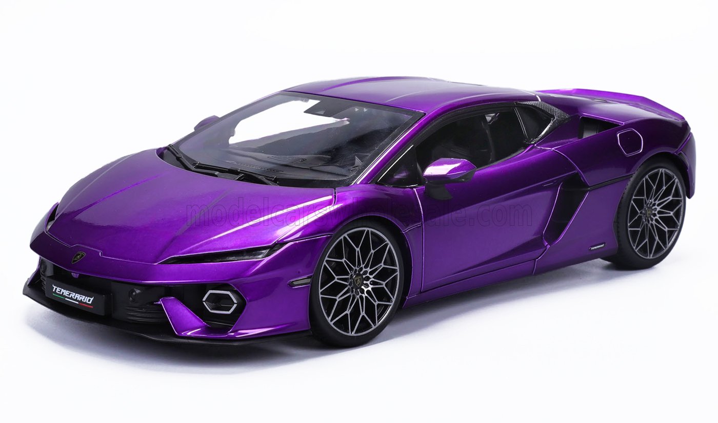 Bburago 2025 Lamborghini Temerario Purple Metallic 1:18