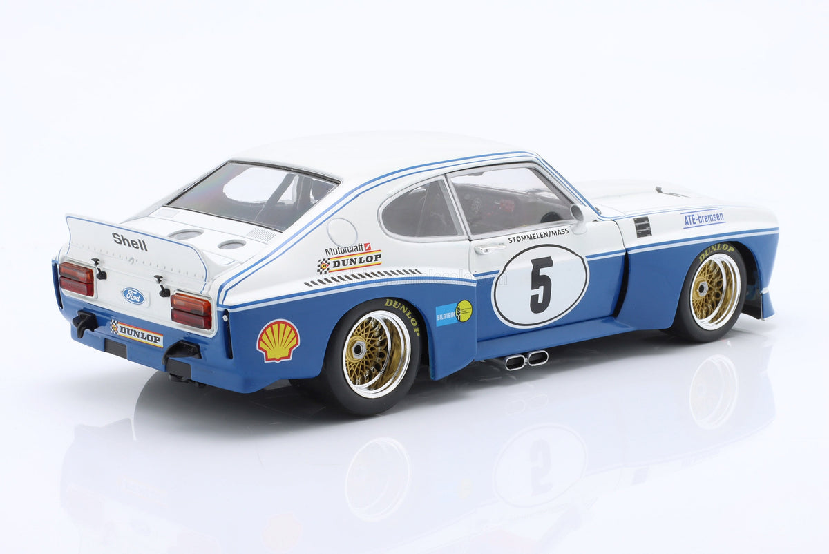 STM Diecast Werk83 1974 Ford Capri RS 3100 No 5 ETCC Zandvoort Blue White 1:18 - View 2