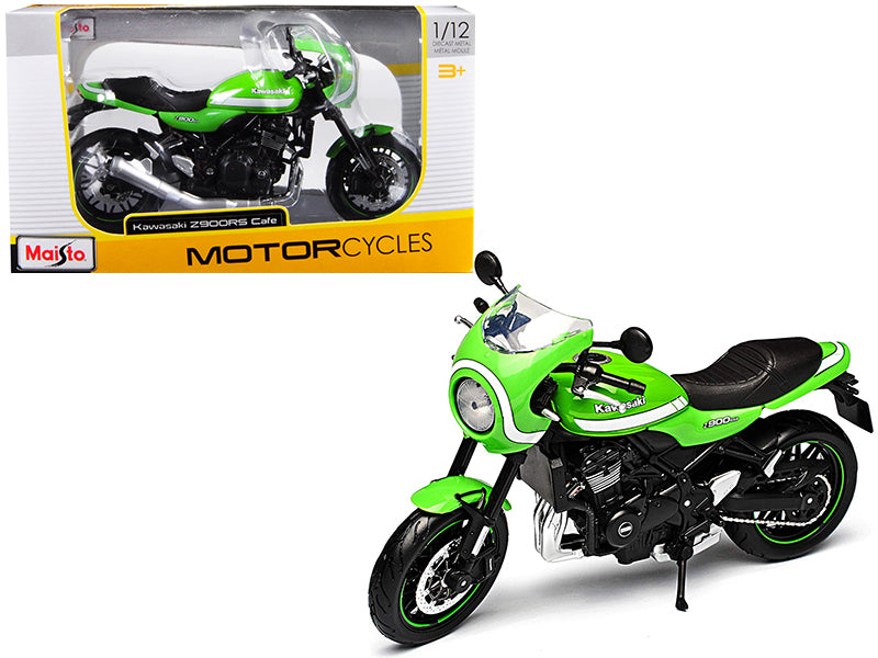 Rapid Vehicles Kawasaki Z900RS Cafe Green 1/12 Diecast Motorcycle Model by Maisto  free shipping...