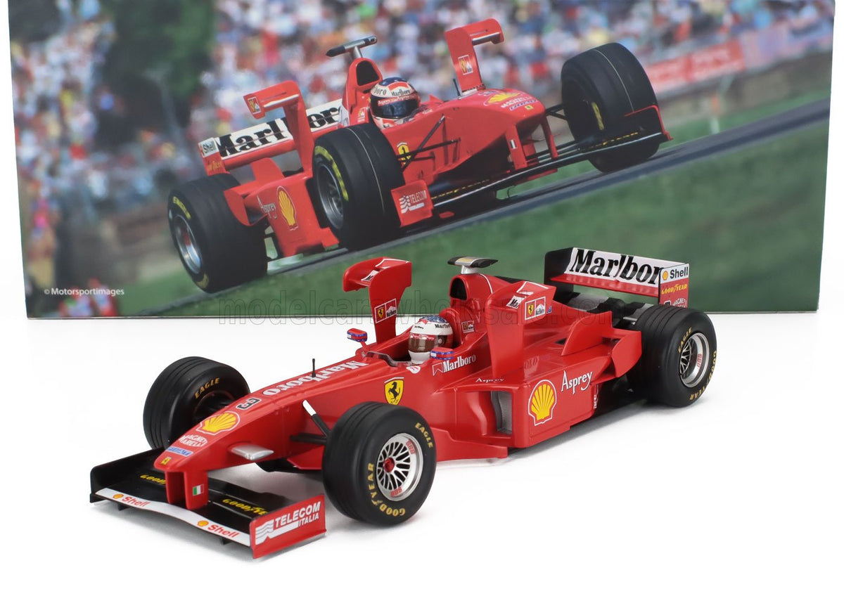 STM Diecast Werk83 Ferrari F1 F300 No 3 w/ Tower Wings 2nd Imola GP 1998 1:18 - View 3