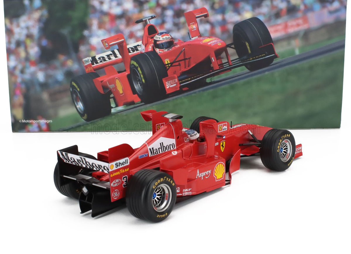 STM Diecast Werk83 Ferrari F1 F300 No 3 w/ Tower Wings 2nd Imola GP 1998 1:18 - View 4