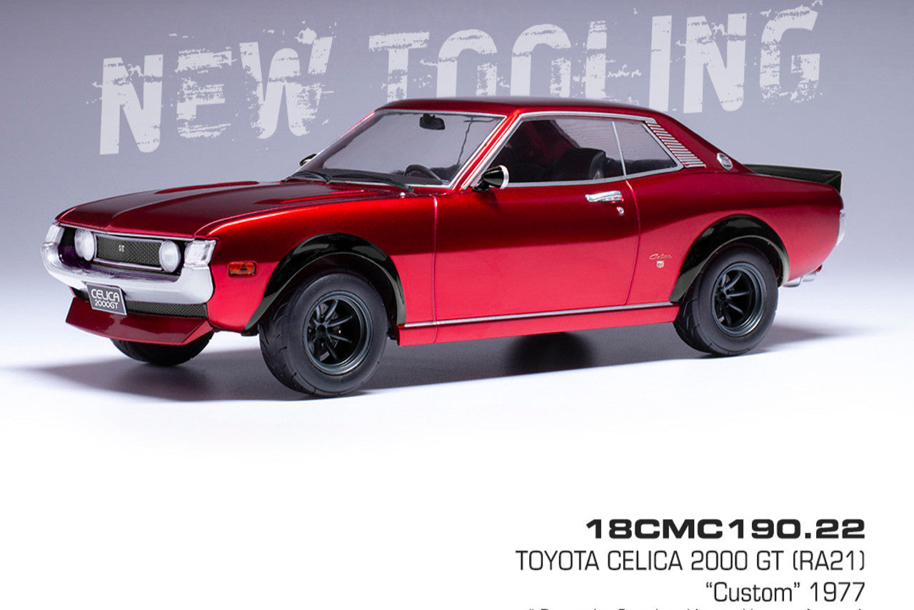 Ixo 1977 Toyota Celica 2000GT (RA21) Custom Red 1:18