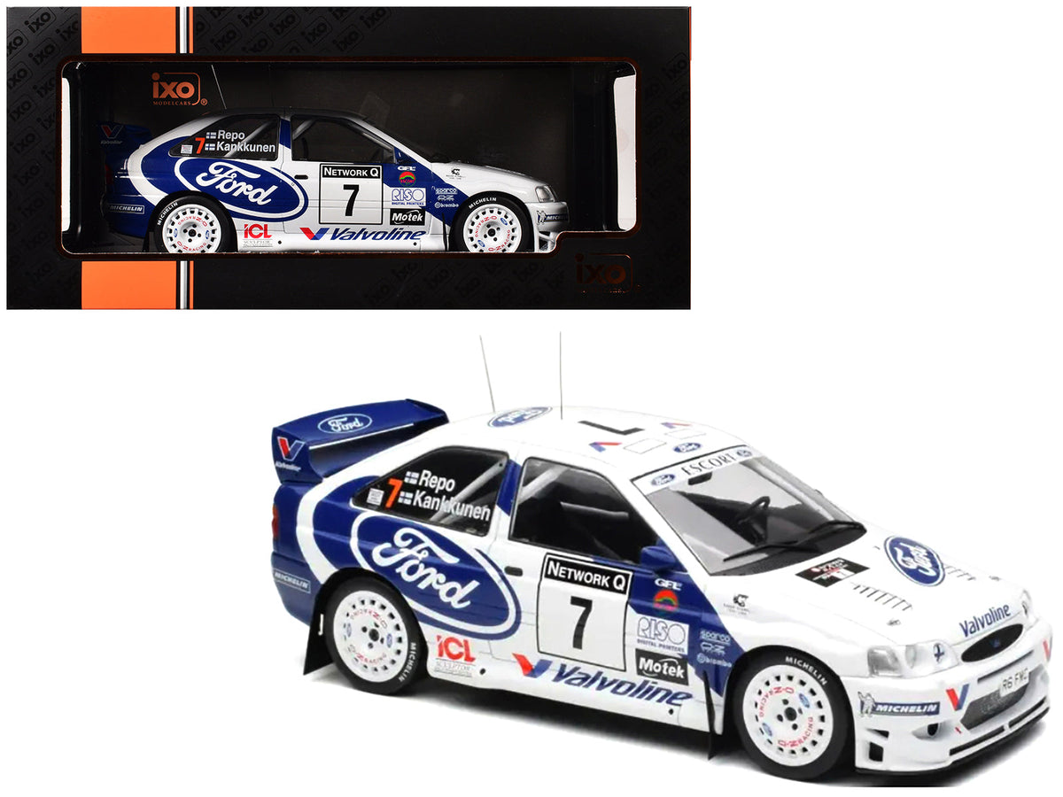 Rapid Vehicles Ford Escort WRC #7 Juha Kankkunen - Juha Repo 2nd Place "RAC Rally" (1998) 1/18...