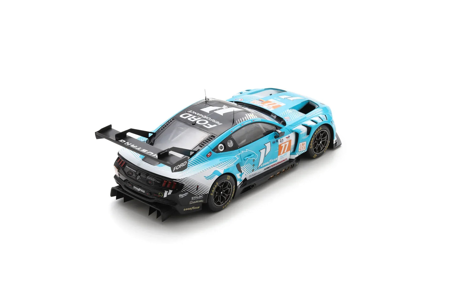 Spark Model Ford Mustang GT3 Coyote #77 Team Proton Competition 24hr Le Mans 2024 1:18