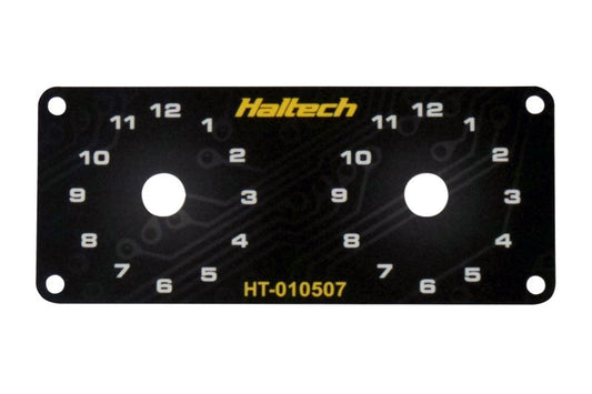 797 Performance, LLC Haltech Dual Switch Panel w/Yellow Knob