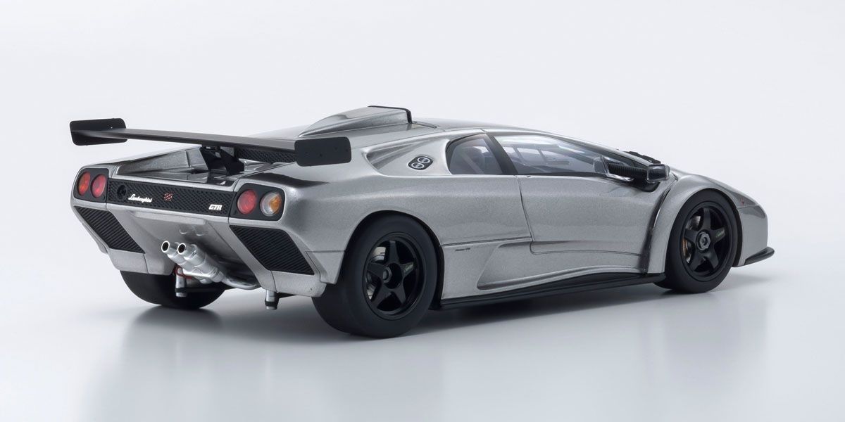 STM Diecast Kyosho 1999 Lamborghini Diablo GTR Silver 1:18 - View 2