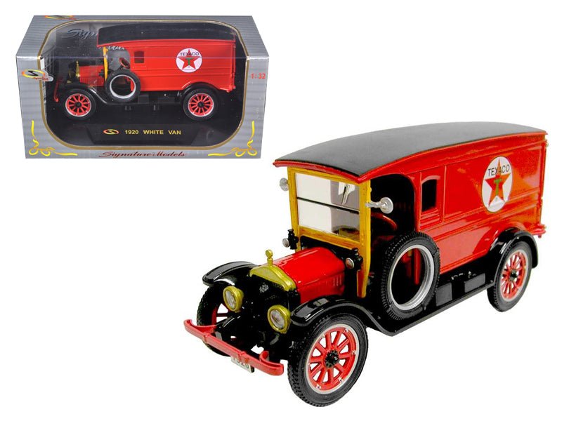 Rapid Vehicles 1920 White Delivery Van Red "Texaco" 1/32 Diecast Model Car by Signature Models ...