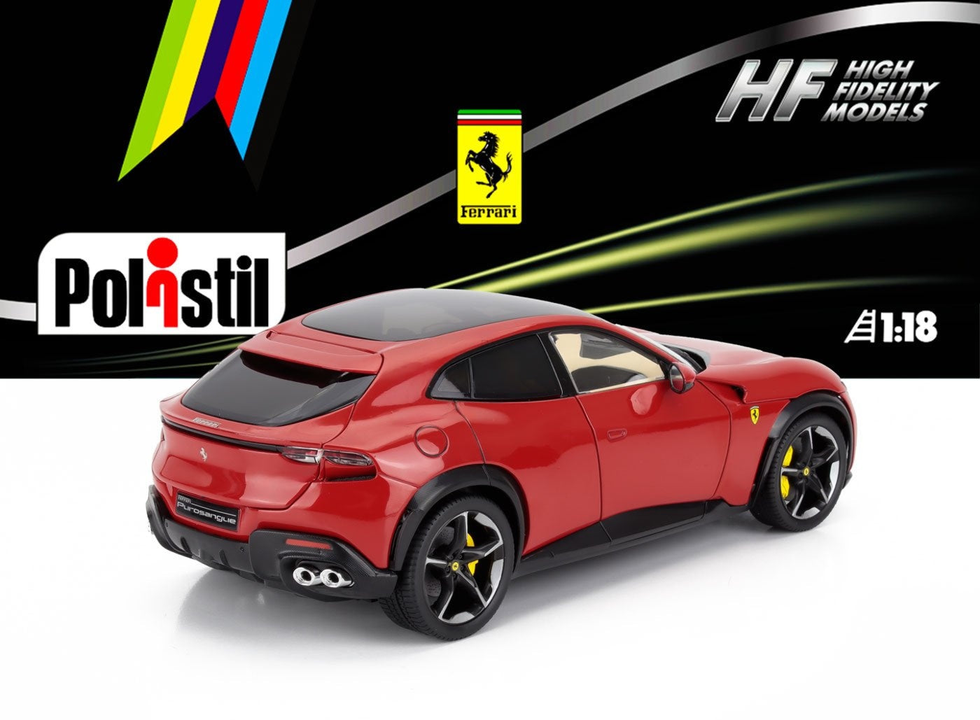 Polistil 2022 Ferrari Purosangue Rossa Corsa High Fidelity 1:18