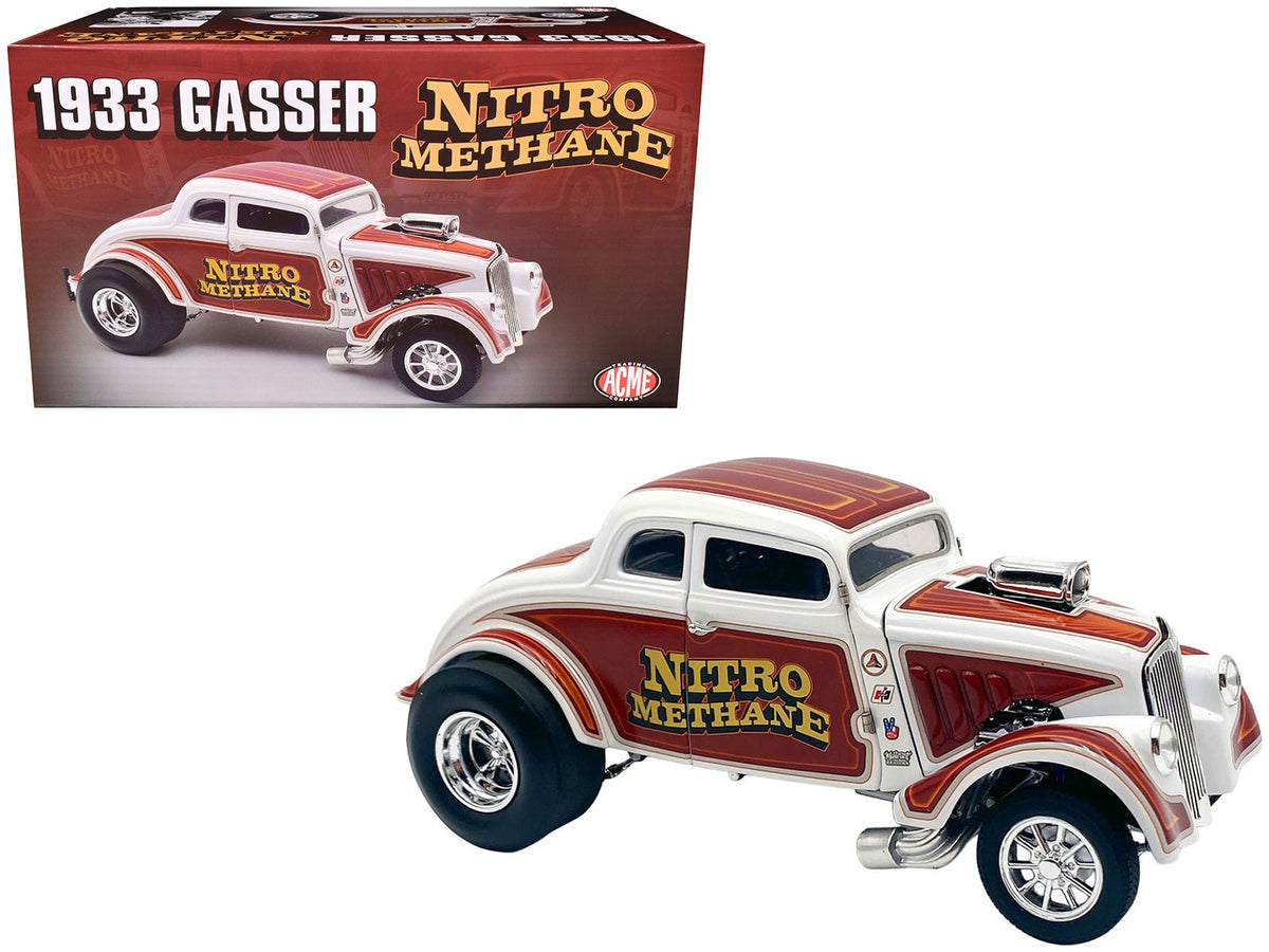 Rapid Vehicles 1933 Gasser "Nitro Methane" White and Brown Limited Edition to 348 pieces...