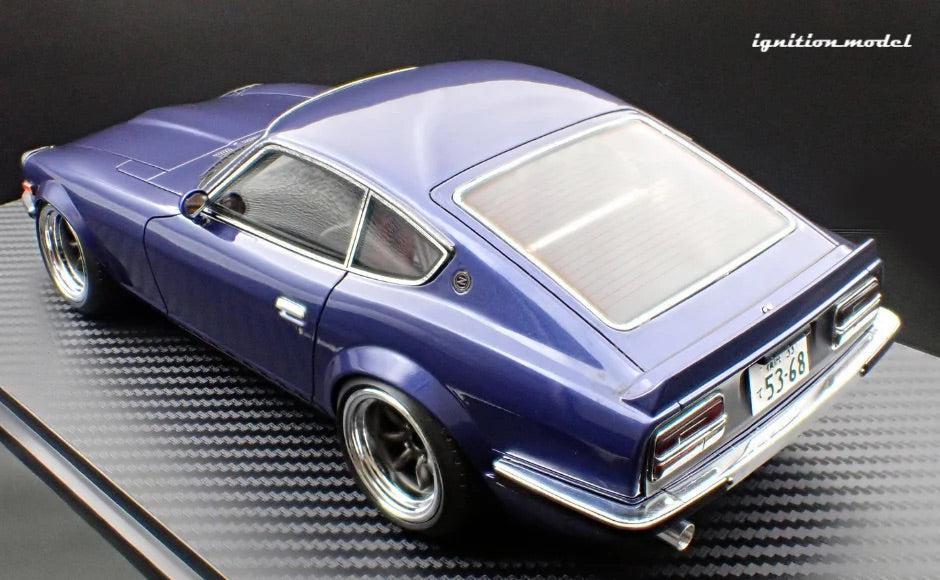 Ignition-Model Nissan Fairlady Z Wangan 'Midnight Devil's Z" Blue 1:18