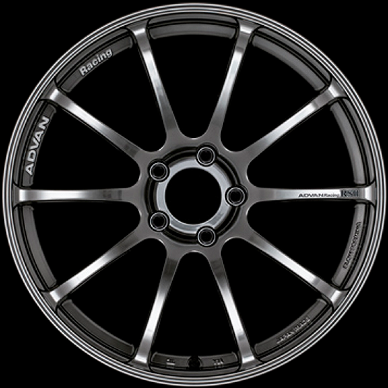 Advan RSII 17x7.5 / +48 Offset / 5x112 / 66.5mm Bore / Hyper Black YAP7F48MHB