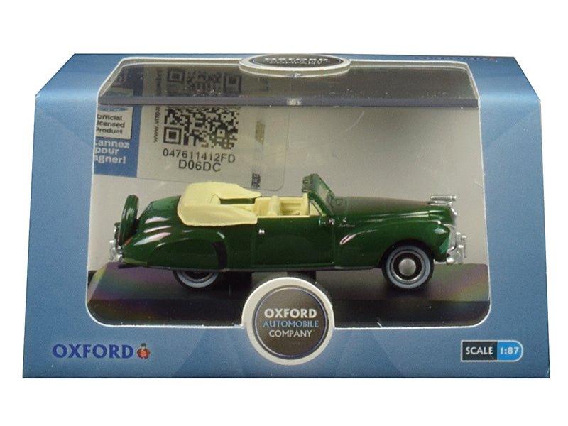 Rapid Vehicles 1941 Lincoln Continental Convertible Spode Green 1/87 (HO) Scale Diecast Model Car...