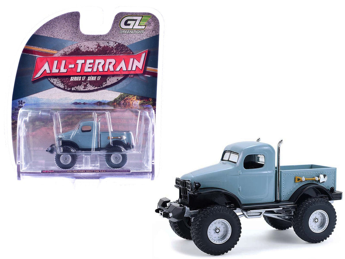 Rapid Vehicles 1941 Military Half Ton 4x4 Truck Slate Blue "All Terrain" Series 17 1/64 Diecast...