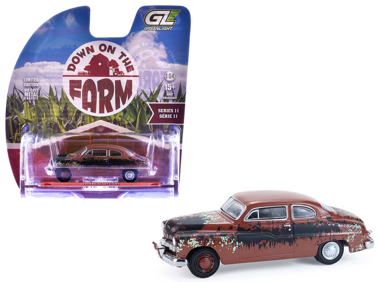 Rapid Vehicles 1949 Mercury Eight "Barn Find" Brown (Rusted) "Down on the Farm" Series 11 1/64...