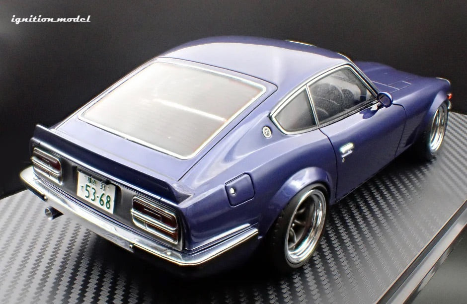 Ignition-Model Nissan Fairlady Z Wangan 'Midnight Devil's Z" Blue 1:18