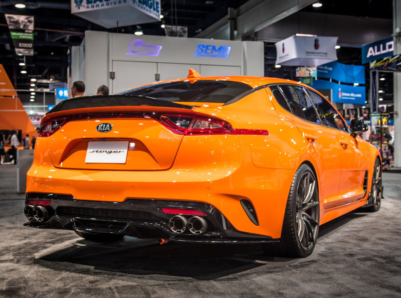 FR SPORT Borla 2018 Kia Stinger 2.0L/3.3L AT RWD/AWD 2.25in Carbon Fiber Tip Kit 20165