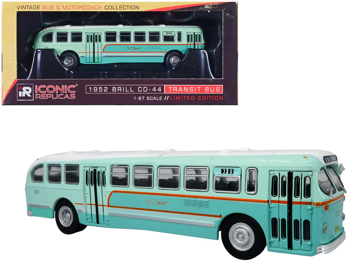 Rapid Vehicles 1952 CCF-Brill CD-44 Transit Bus DC Transit "30 17th & Penna SE" "Vintage Bus &...