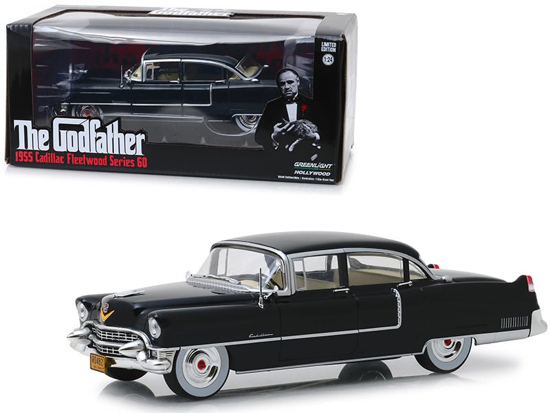 Rapid Vehicles 1955 Cadillac Fleetwood Series 60 Black "The Godfather" (1972) Movie 1/24 Diecast...