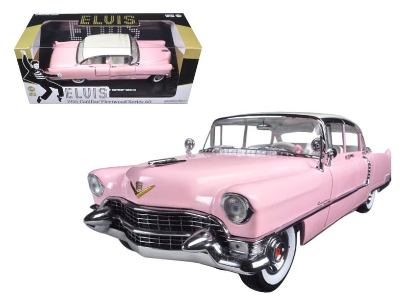 Rapid Vehicles 1955 Pink Cadillac Fleetwood Series 60 Special "Elvis Presley" 1/18 Diecast Model...